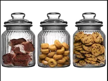 Introducing The Cheftoon Glass Cookie Jar With Air-Tight Lid: The Perfect Sto...