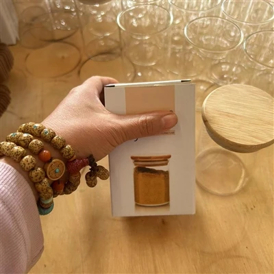 Tailored Packaging For Custom Round Storage Jars in Our Factory