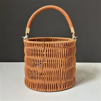 Round Rattan Basket