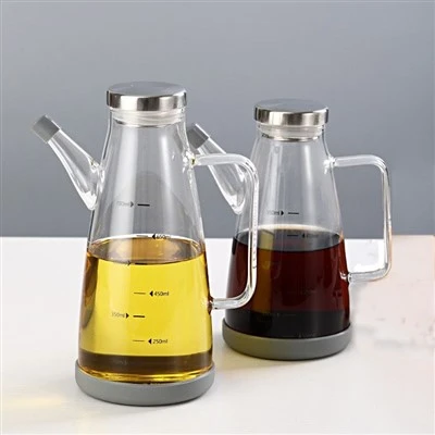 Hand Blown Olive Oil Dispenser