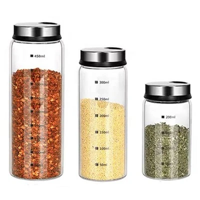 Salt and Pepper Glass Shakers