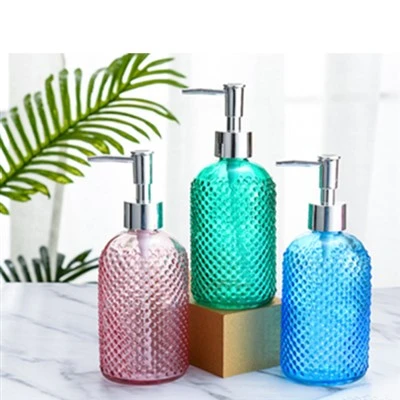 Vintage Glass Soap Dispenser