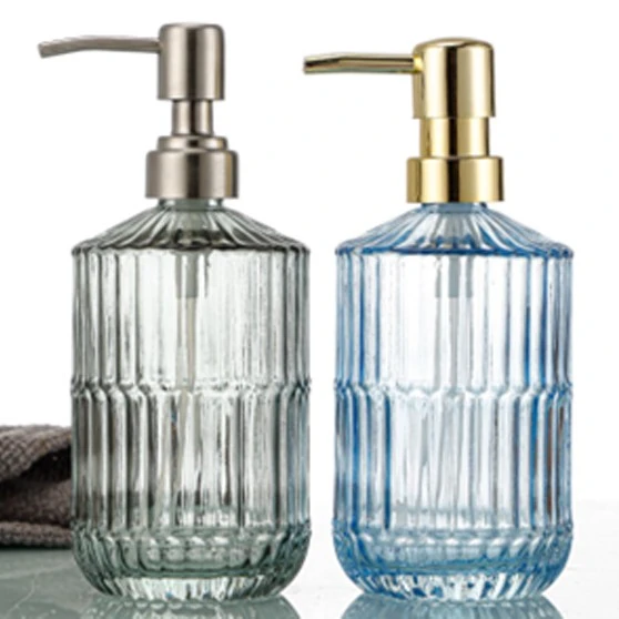 Vintage Glass Soap Dispenser