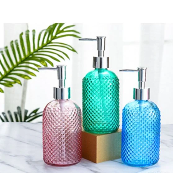 Vintage Glass Soap Dispenser